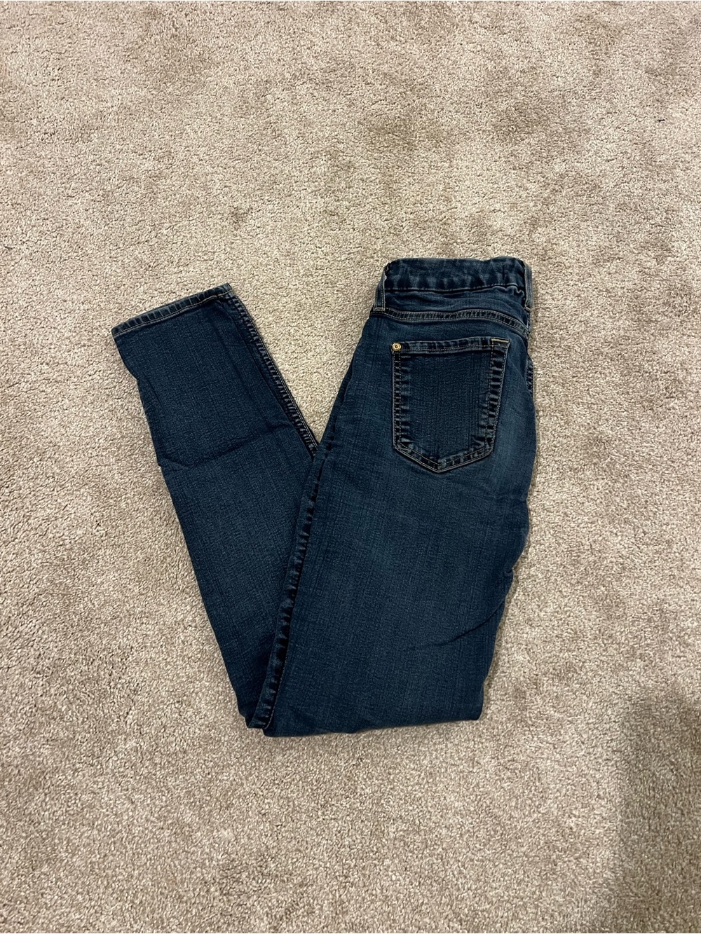7 For All Mankind Dark Indigo Skinny Jeans 7FAM